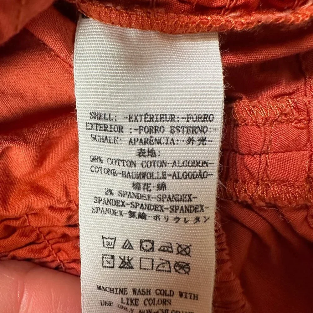 Free People Hold On Ruched Orange Mini Halter Dress Size X-Small